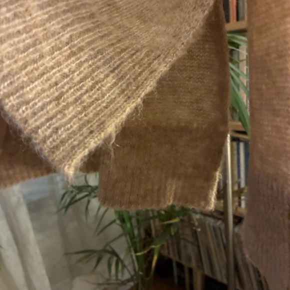 Jenny Kayne Alpaca Wool Boyfriend Sweater in Oatmeal-XS - Picture 10 of 12